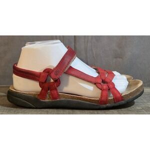 Teva Ventura Cork 2 Strappy Slingback Sandals Womens Size 8 Red
